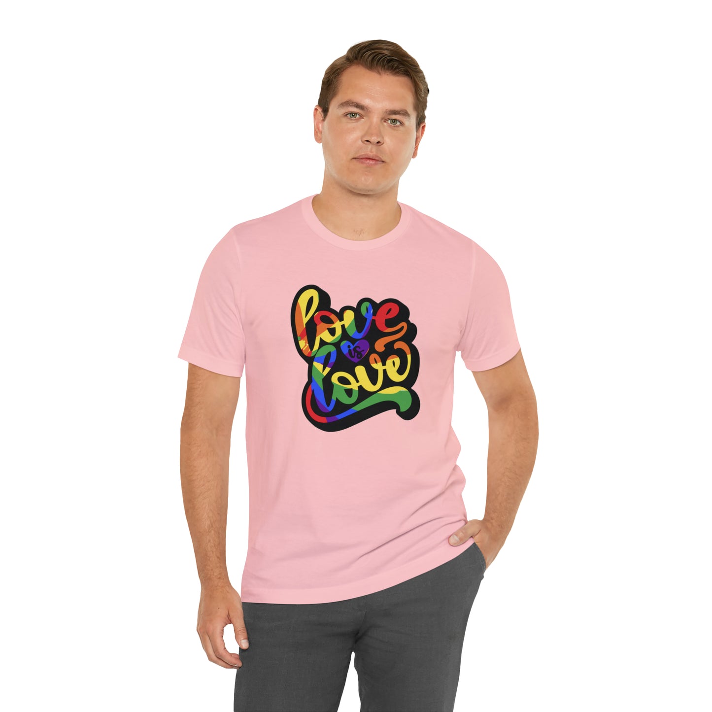 Love Is Love Unisex Jersey Short Sleeve Tee