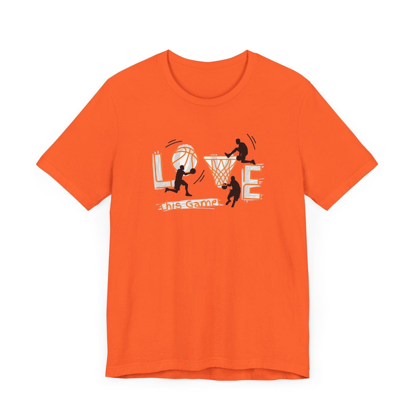 Basketball Love the Game Unisex Jersey Short Sleeve Tee