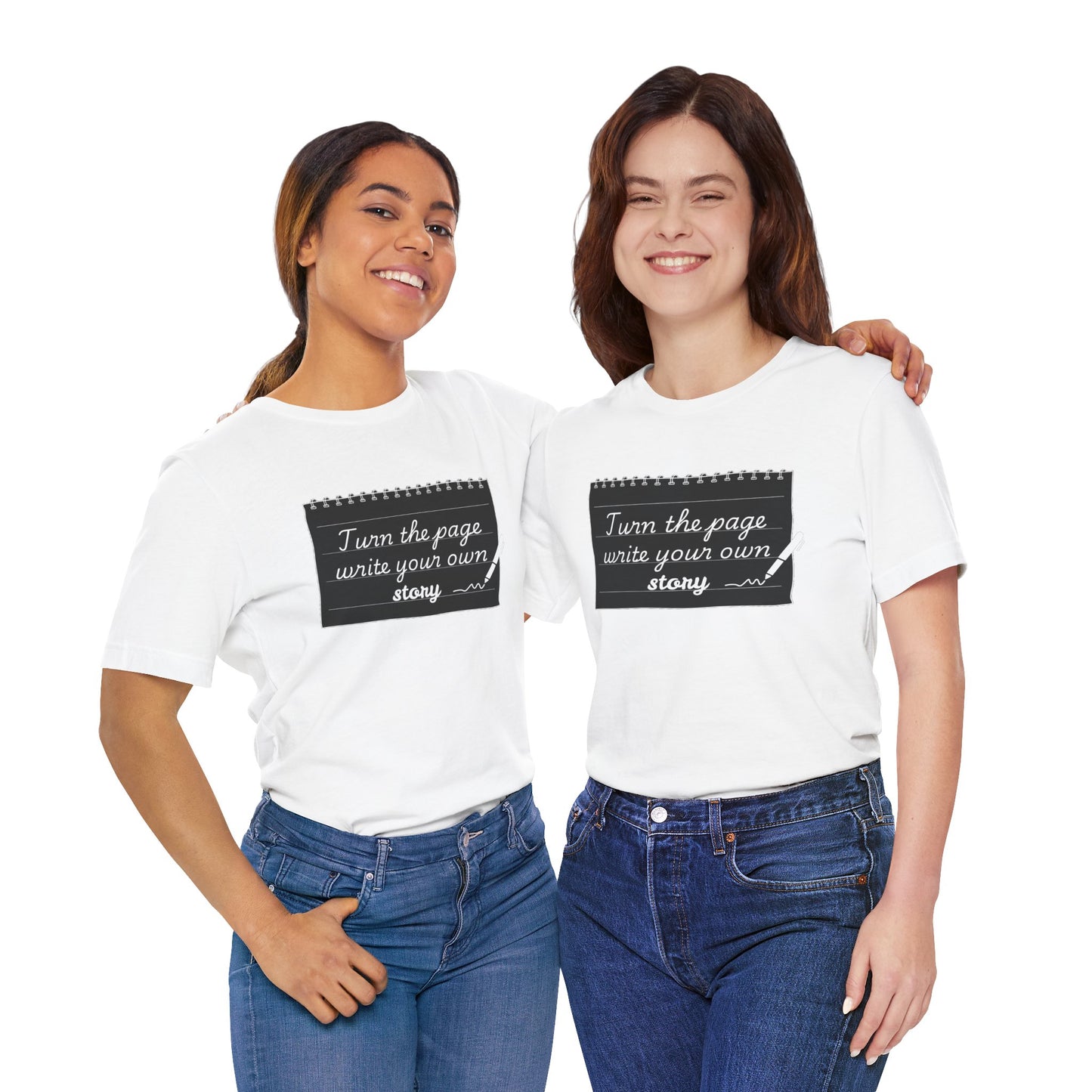 Turn the Page And Write Your Story Unisex Softstyle T-Shirt