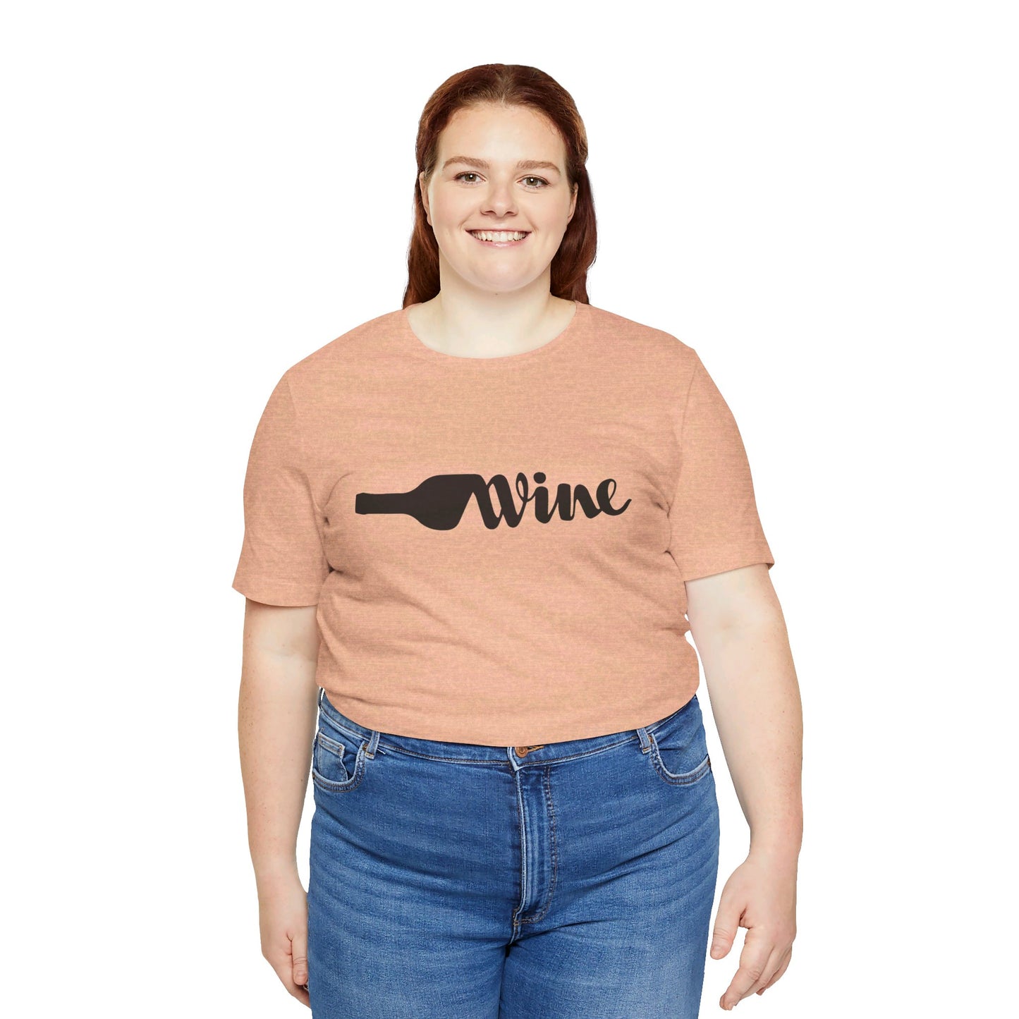 Wine Unisex Jersey Short Sleeve Tee