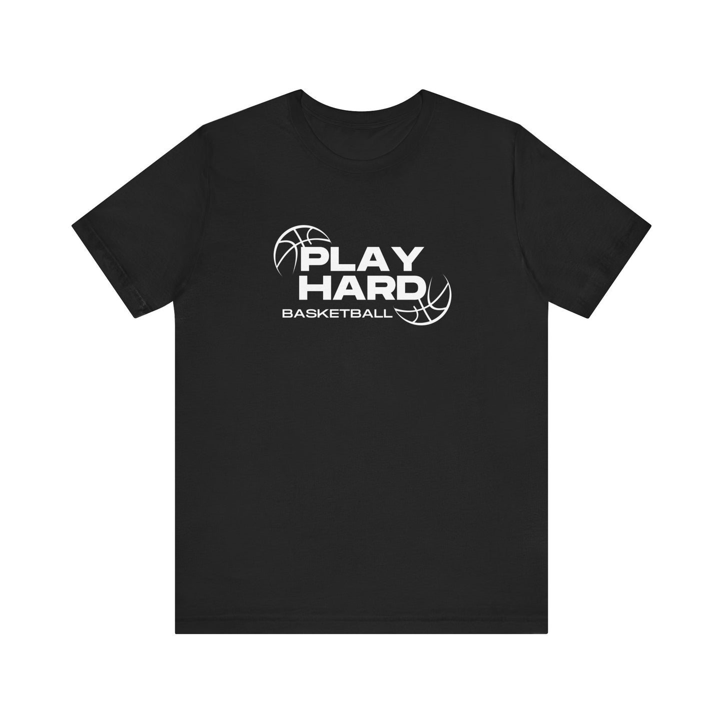 Basketball/ Play Hard Unisex Jersey Short Sleeve Tee
