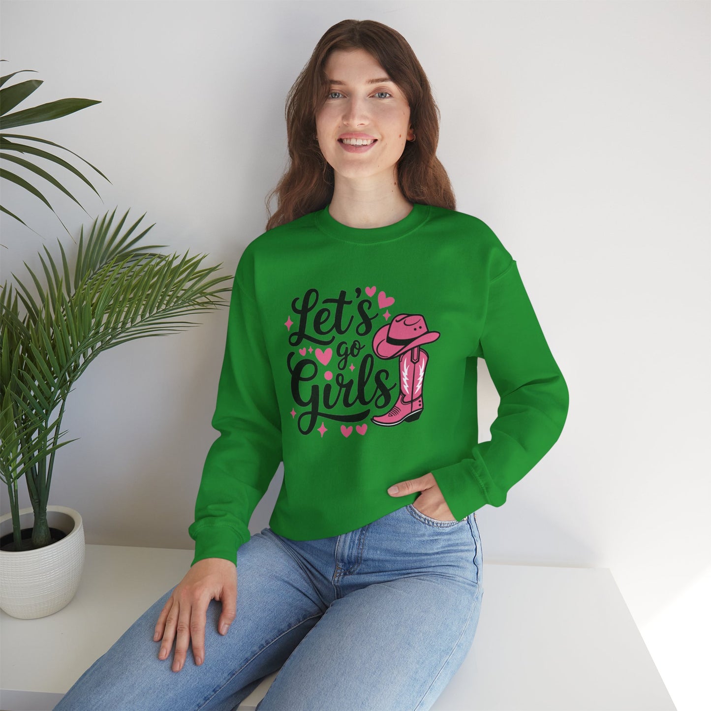 Let's Go Girls Unisex Heavy Blend™ Crewneck Sweatshirt