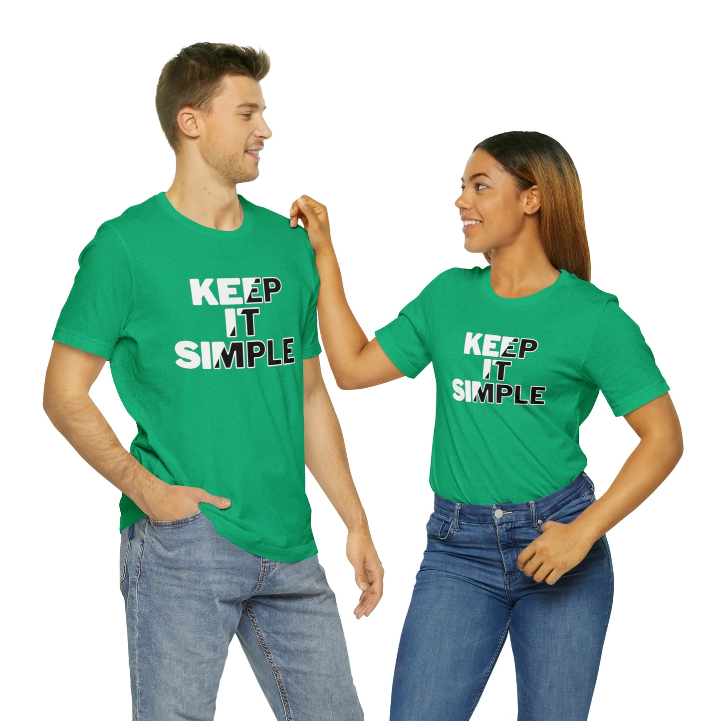 Keep It Simple Unisex Jersey Short Sleeve Tee