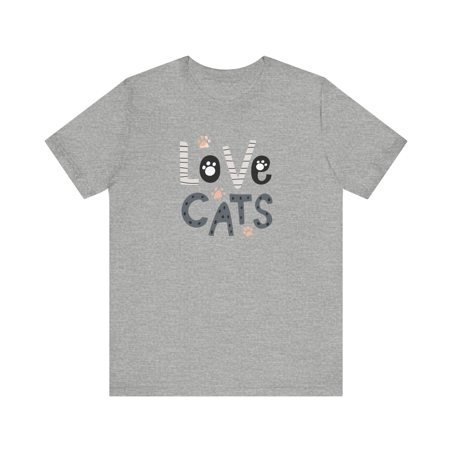 Love Cats Unisex Jersey Short Sleeve Tee