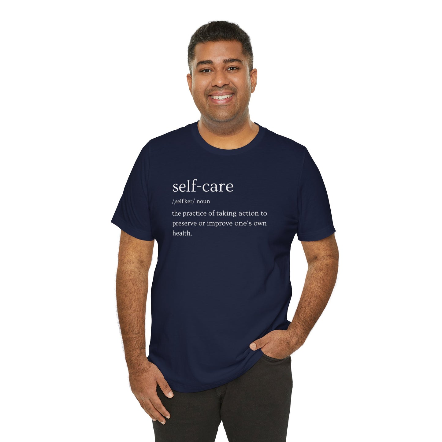 Self-Care Unisex Jersey Short Sleeve Tee