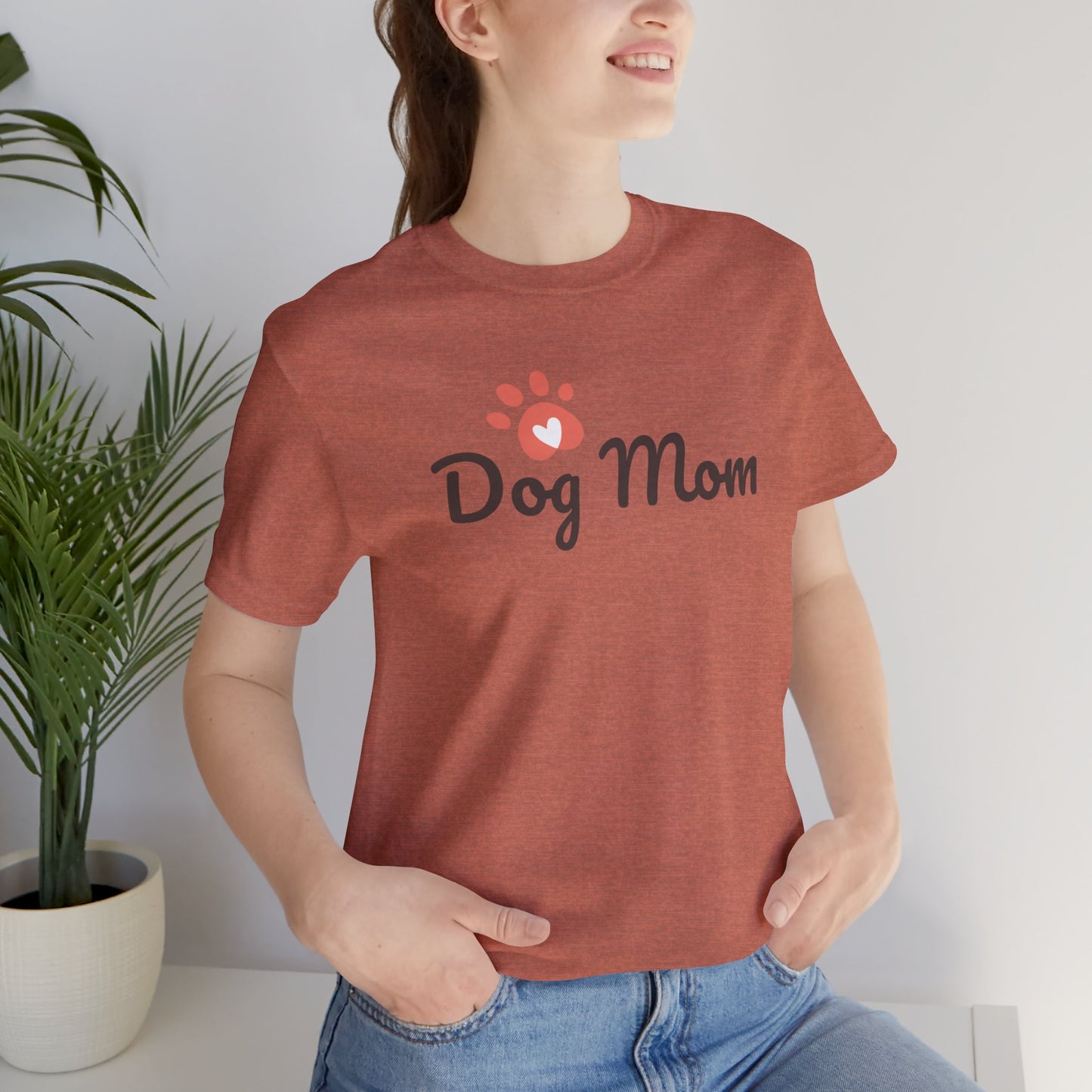 Dog Mom Unisex Jersey Short Sleeve Tee