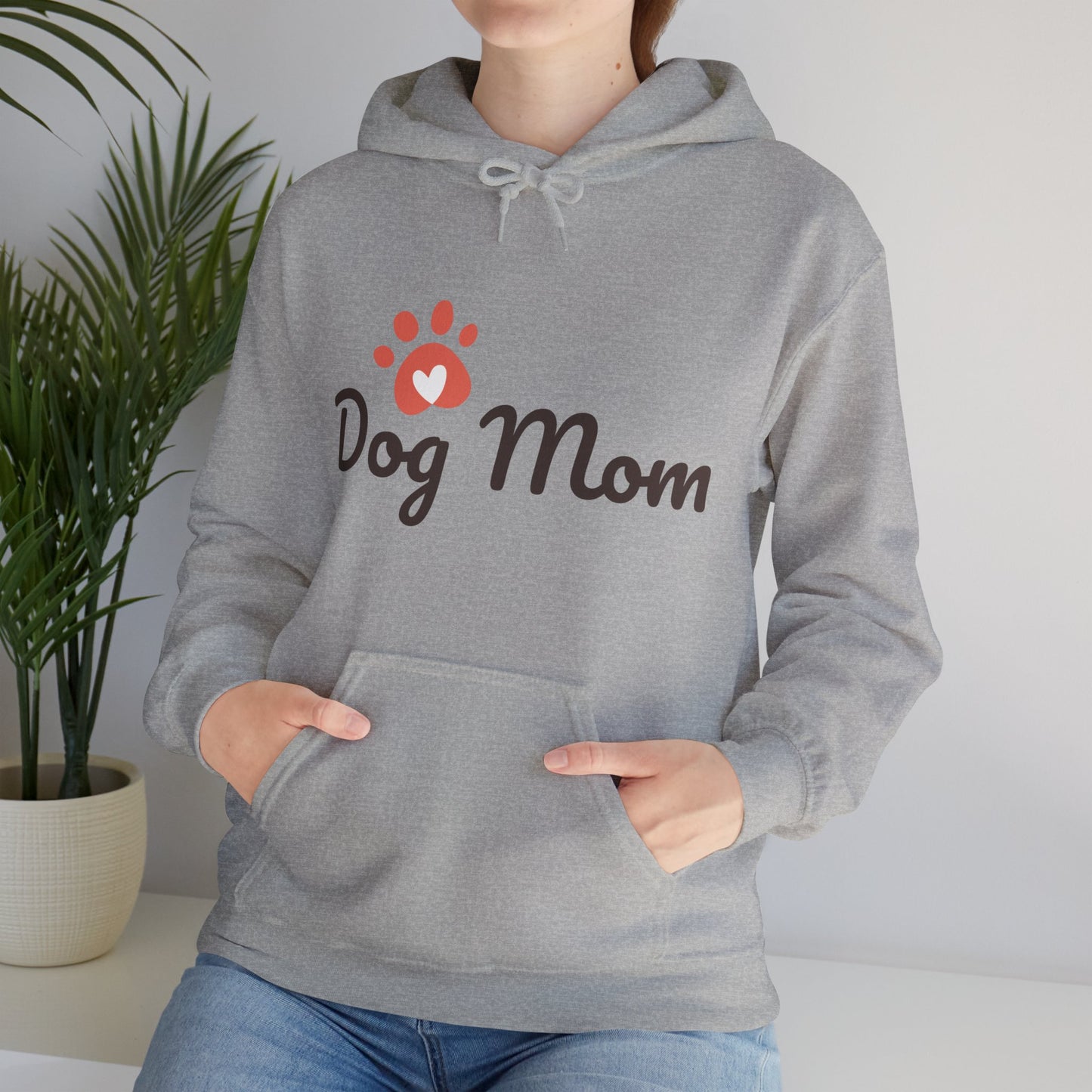 Dog Mom Unisex Heavy Blend™ Hooded Sweatshirt