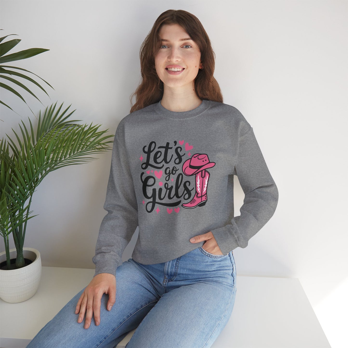 Let's Go Girls Unisex Heavy Blend™ Crewneck Sweatshirt