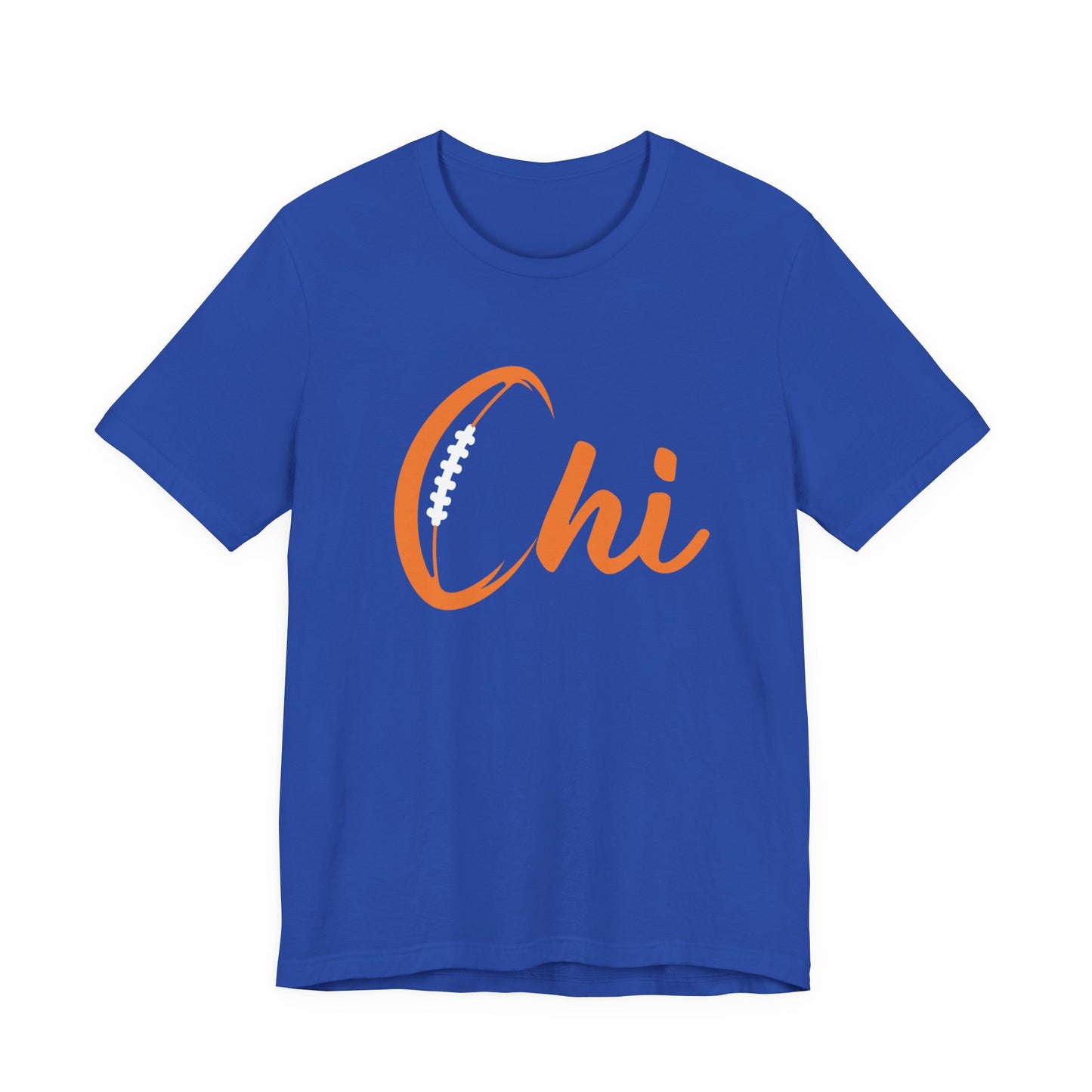Chi Football/ Orange Unisex Jersey Short Sleeve Tee