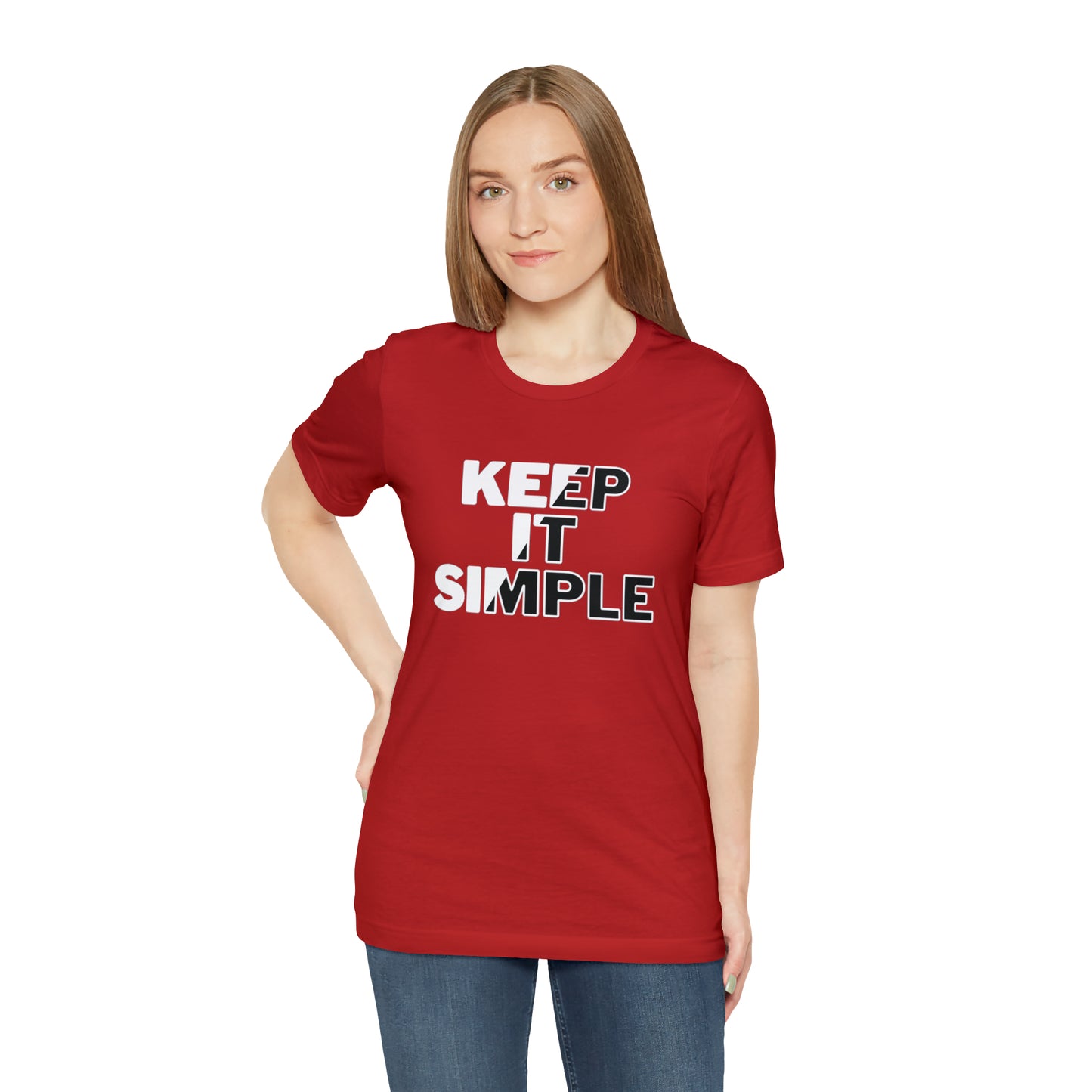 Keep It Simple Unisex Jersey Short Sleeve Tee