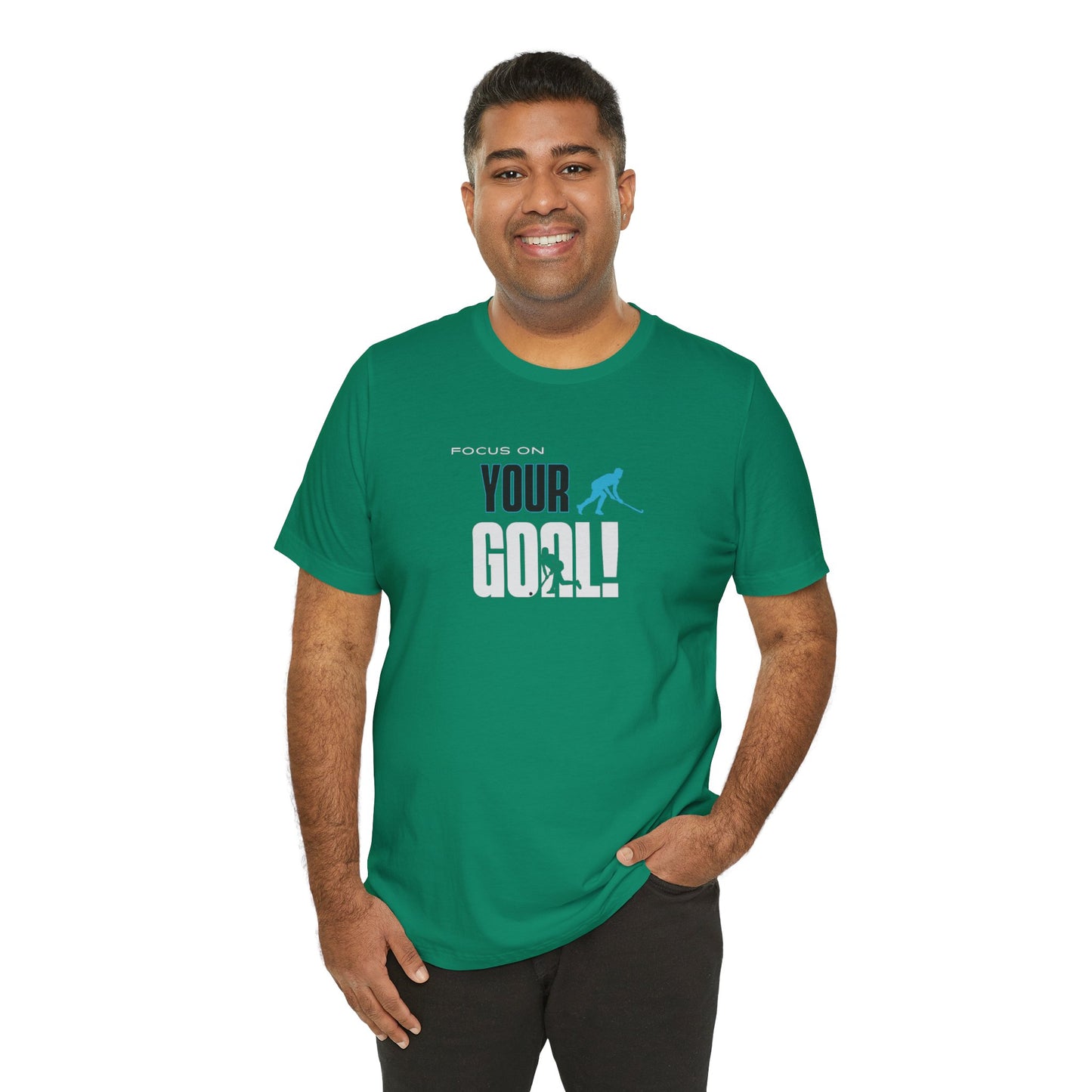 Focus On Your Goal Unisex Jersey Short Sleeve Tee