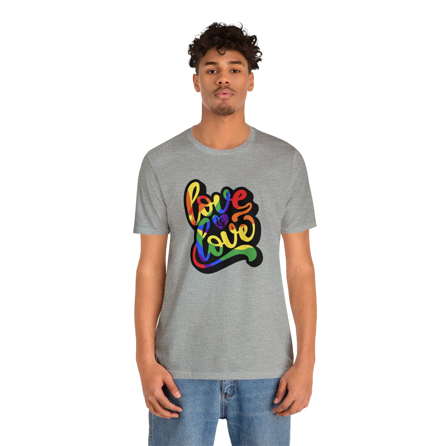 Love Is Love Unisex Jersey Short Sleeve Tee