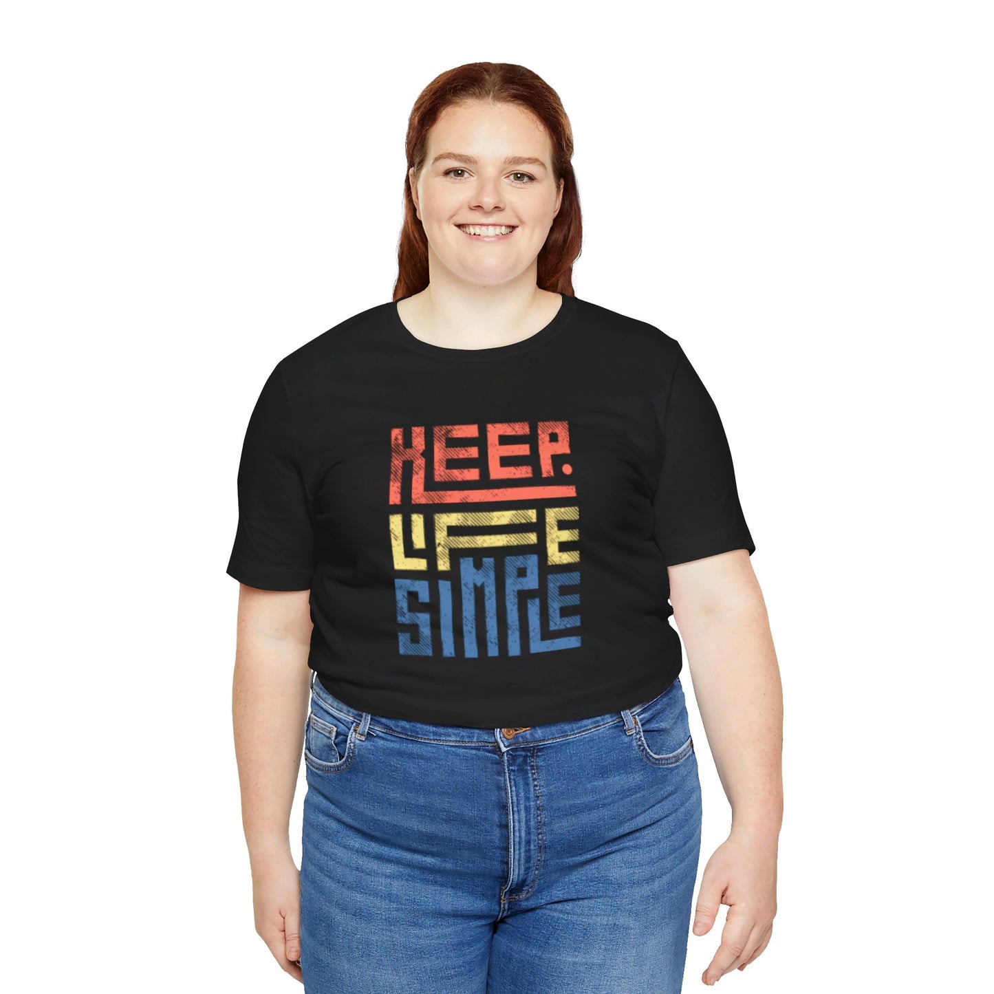 Keep Life Simple Unisex Jersey Short Sleeve Tee