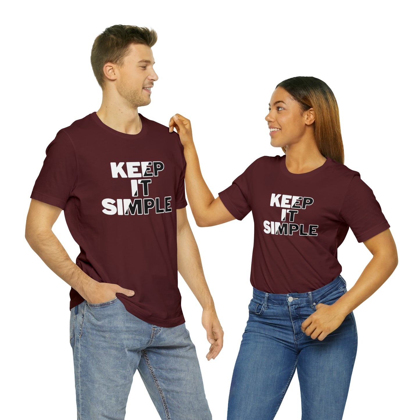 Keep It Simple Unisex Jersey Short Sleeve Tee