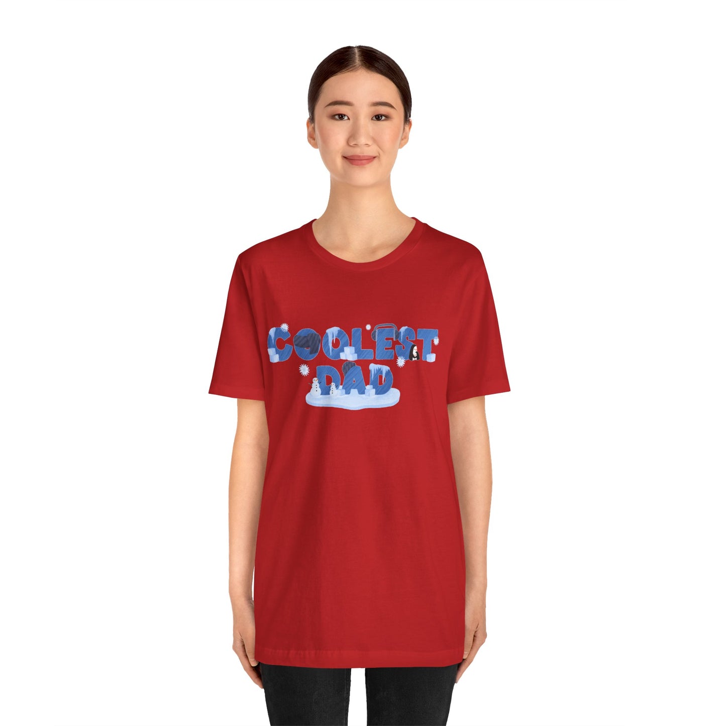 Dad/ Coolest Dad Unisex Jersey Short Sleeve Tee