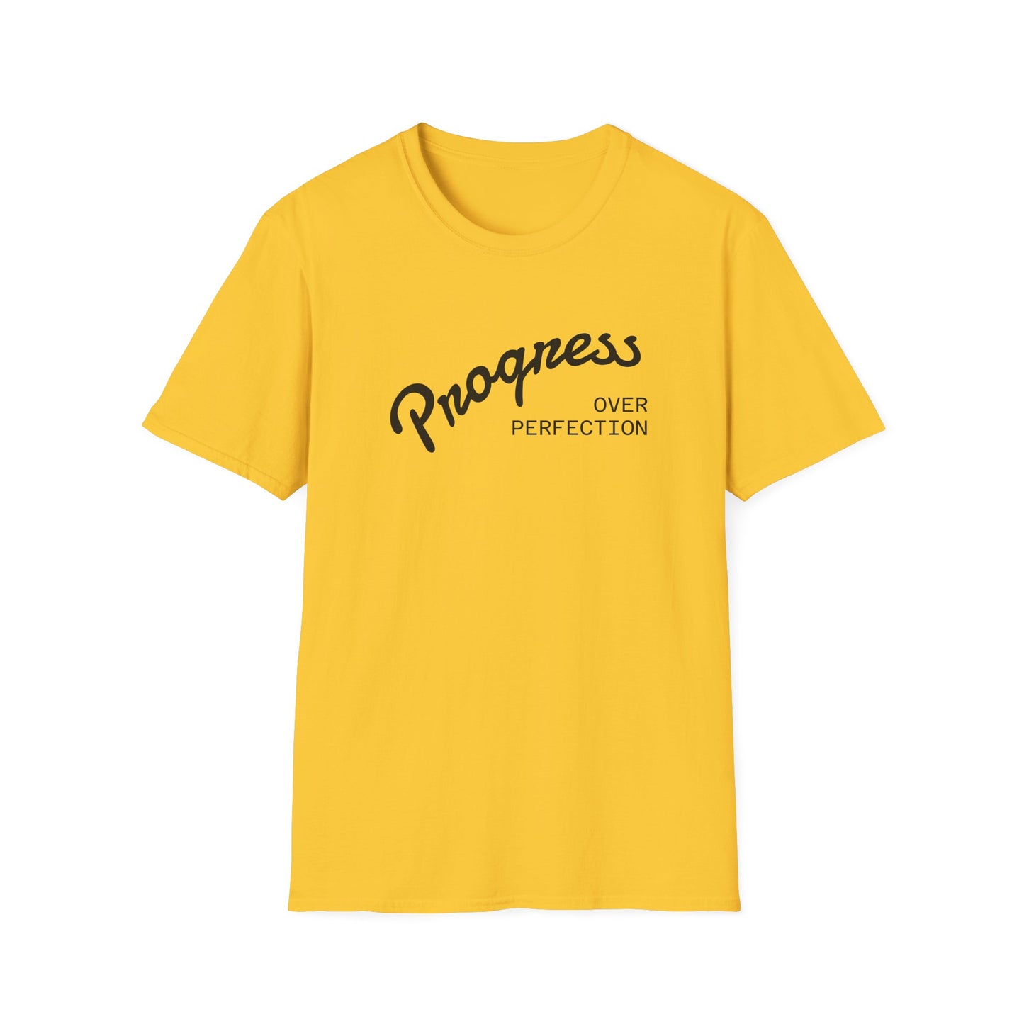 Progress Over Perfection Unisex Softstyle T-Shirt