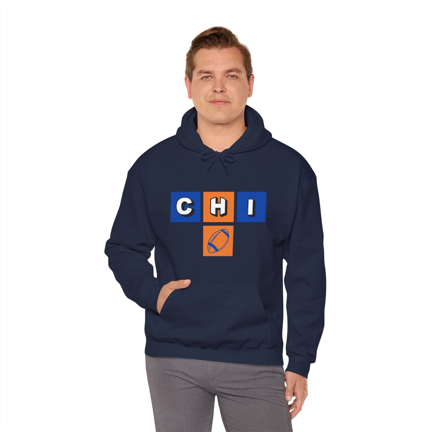 Chi Football Unisex Heavy Blend™ Hooded Sweatshirt