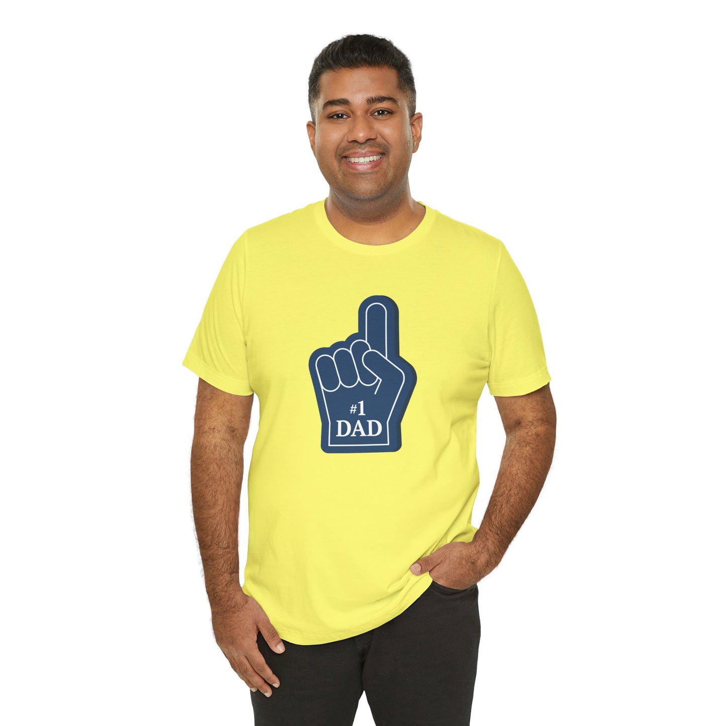 #1 Dad Unisex Jersey Short Sleeve Tee