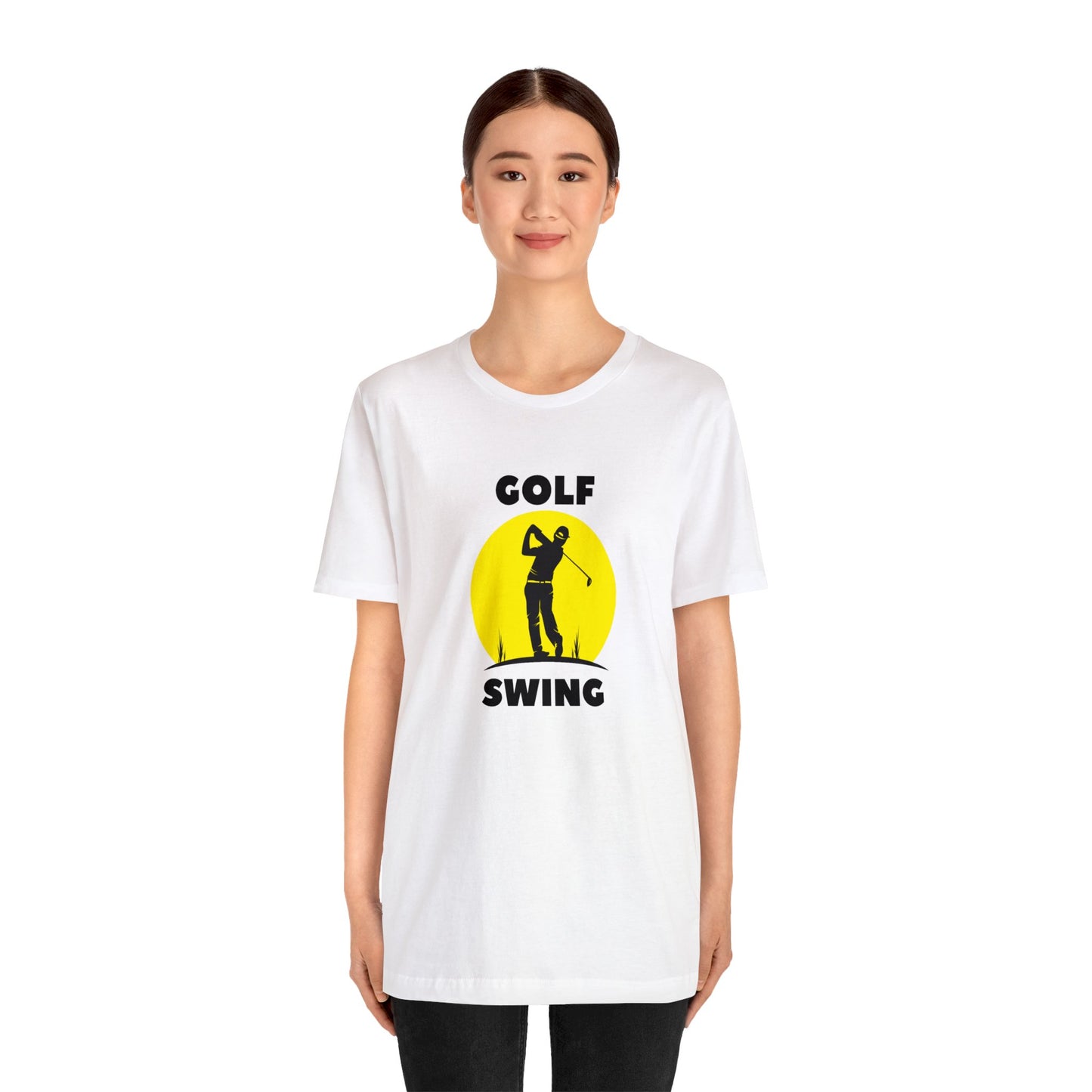 Golf Swing Unisex Jersey Short Sleeve Tee