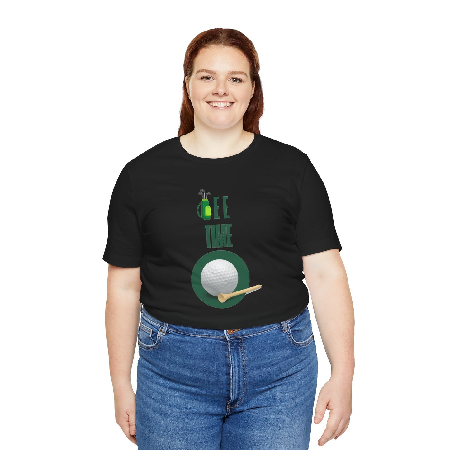 Golf/ Tee Time Unisex Jersey Short Sleeve Tee