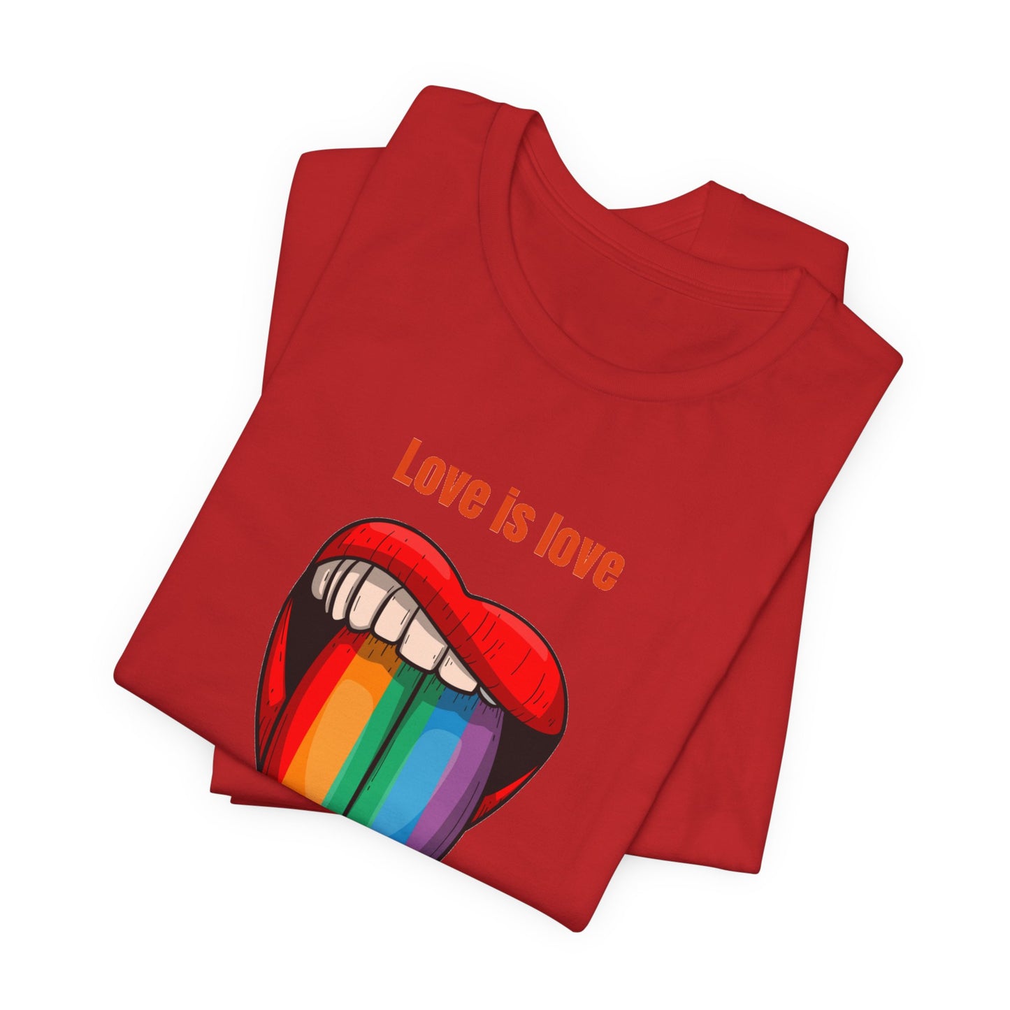Love Is Love Unisex Jersey Short Sleeve Tee