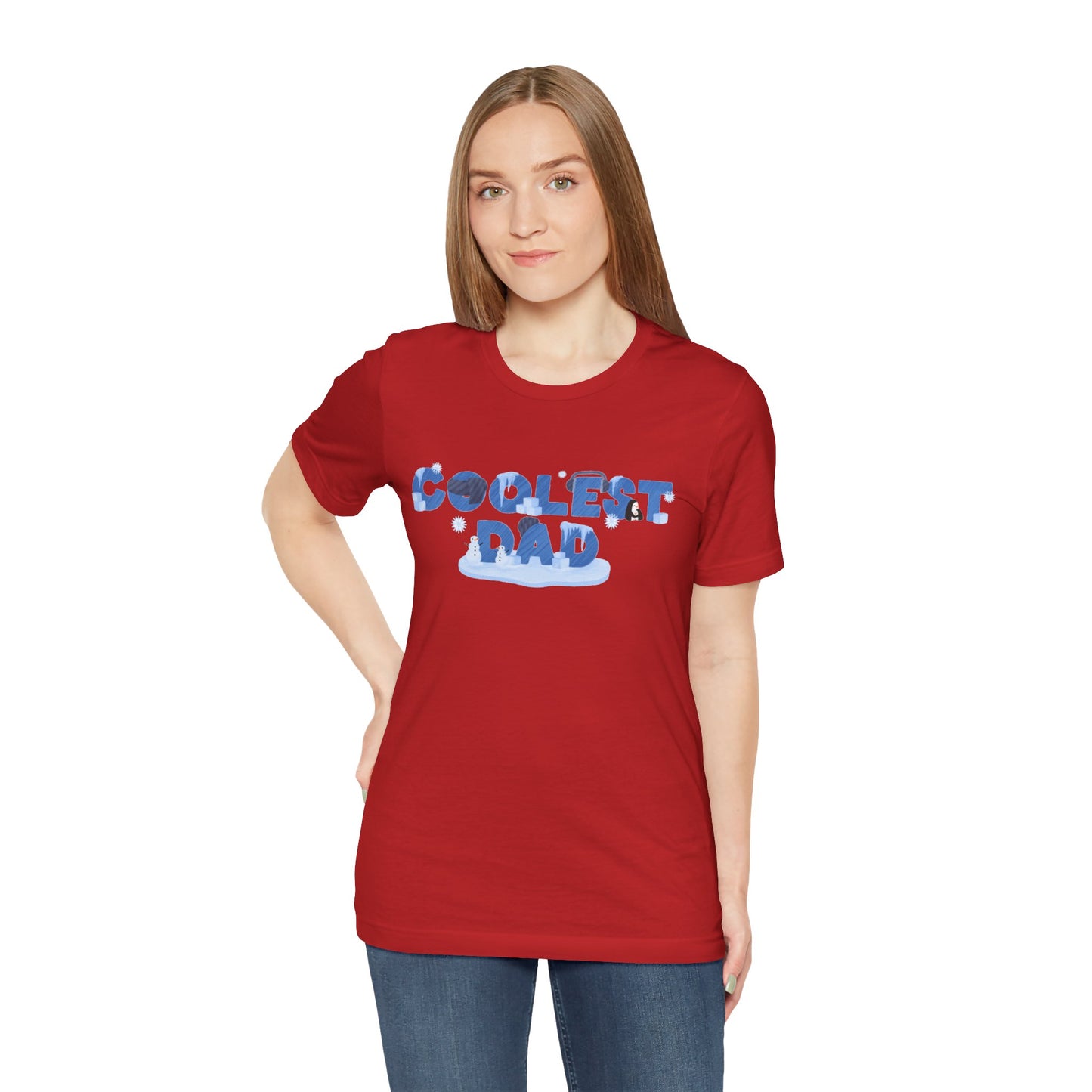 Dad/ Coolest Dad Unisex Jersey Short Sleeve Tee