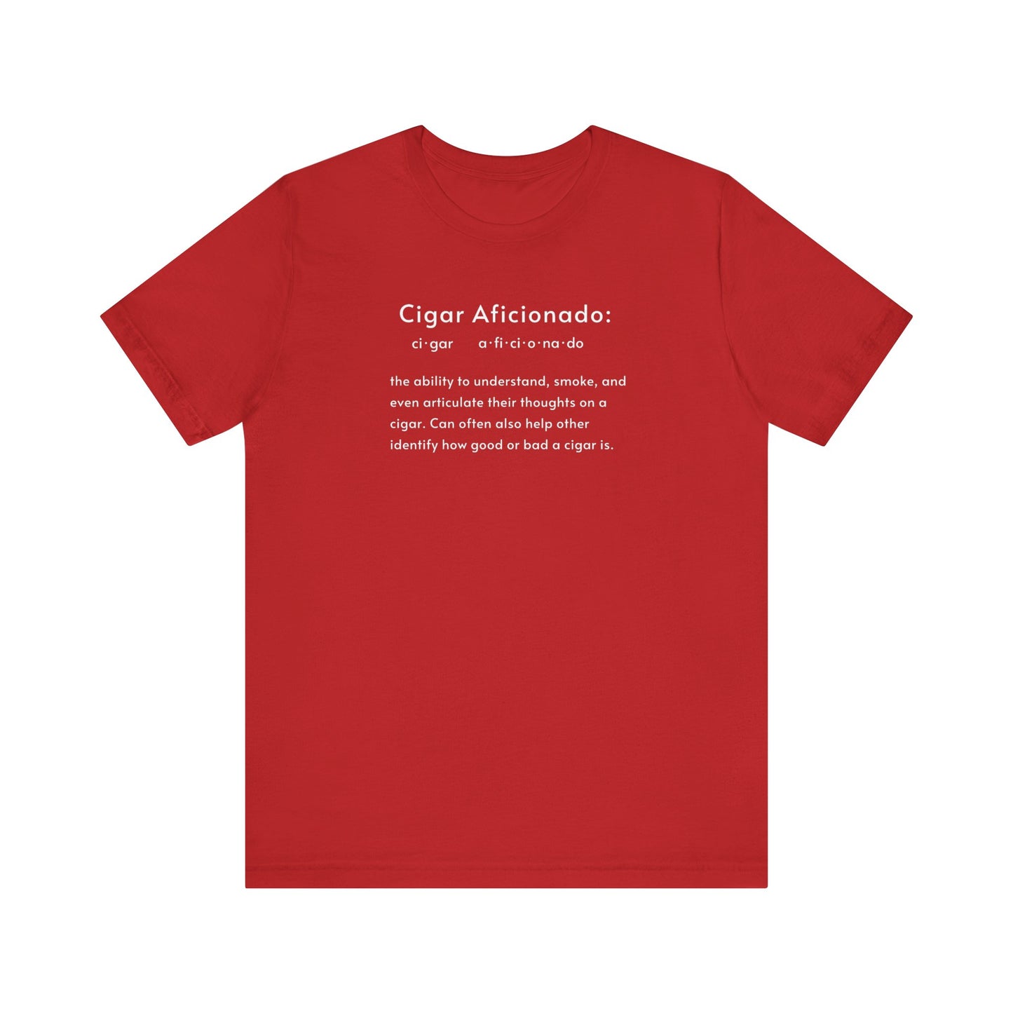 Cigar Aficionado Unisex Jersey Short Sleeve Tee