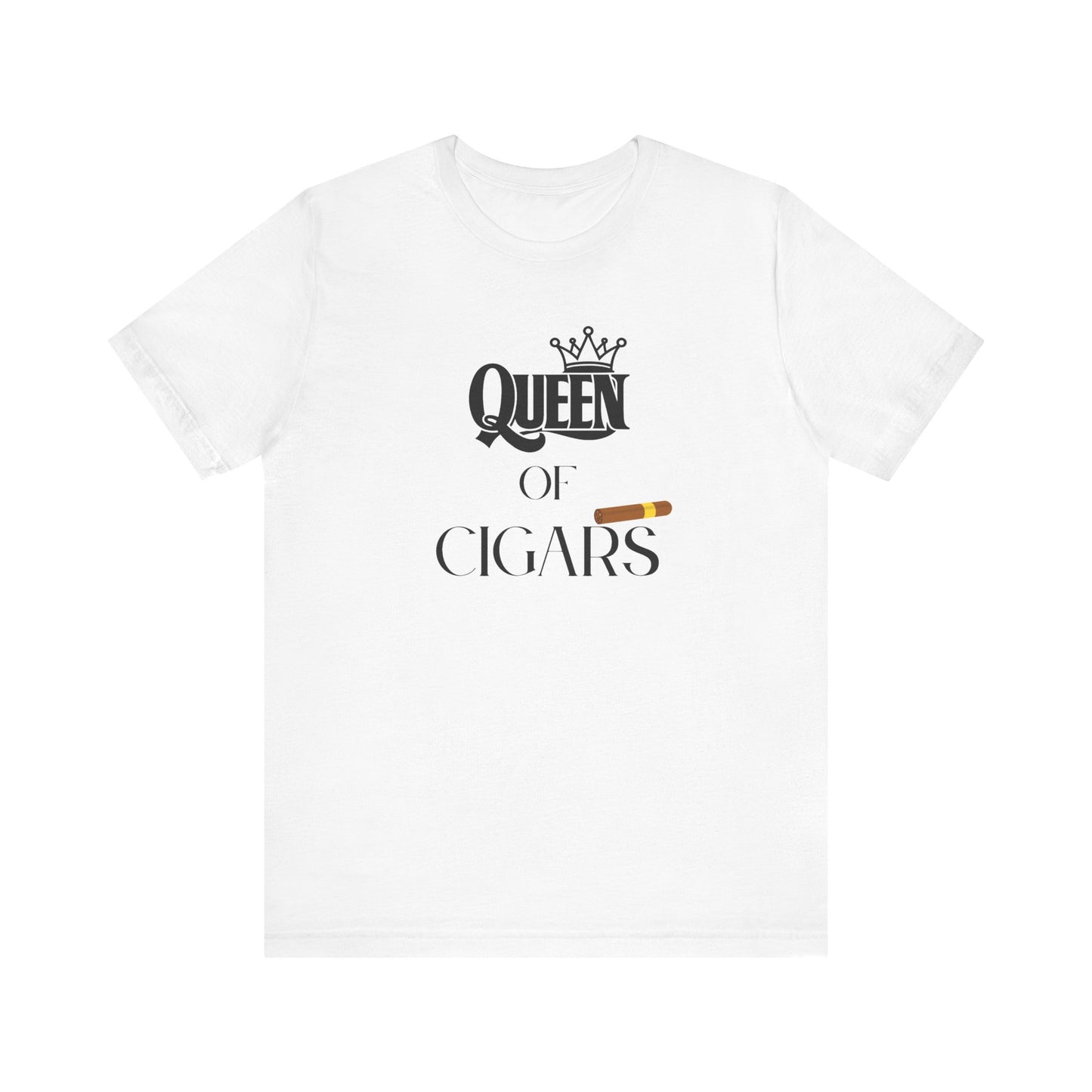 Cigars/ Queen of Cigars Unisex Jersey Short Sleeve Tee