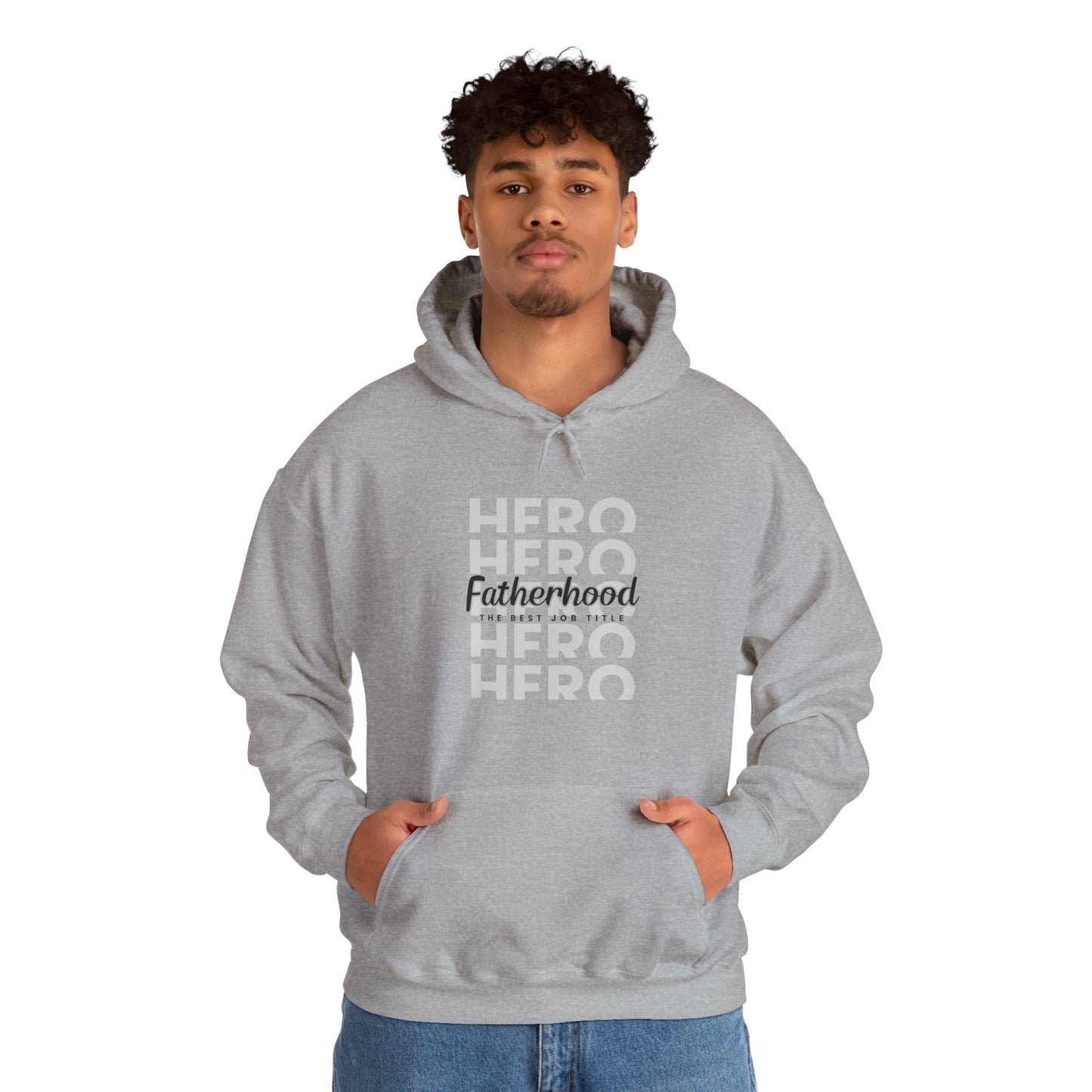 Dad/ Fatherhood Hero Unisex Heavy Blend™ Hooded Sweatshirt
