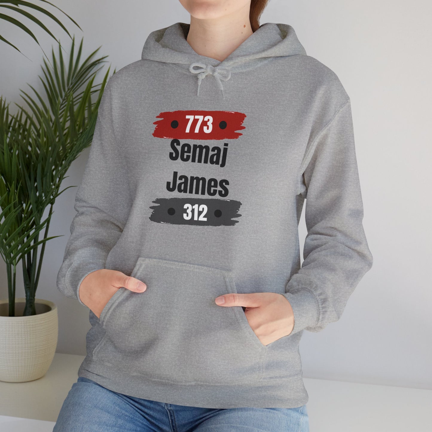 Semaj James 773/313 Unisex Heavy Blend™ Hooded Sweatshirt