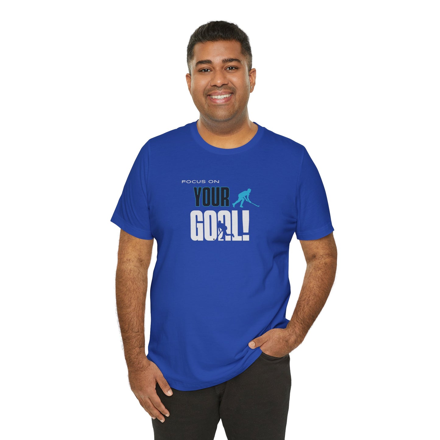 Focus On Your Goal Unisex Jersey Short Sleeve Tee