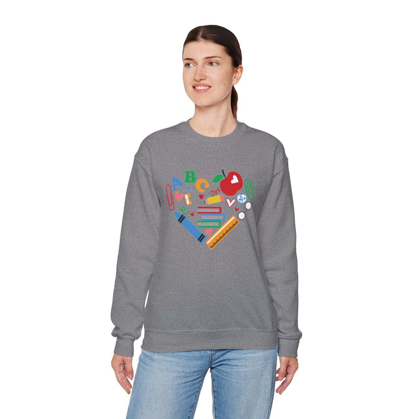 A,B,C Unisex Heavy Blend™ Crewneck Sweatshirt