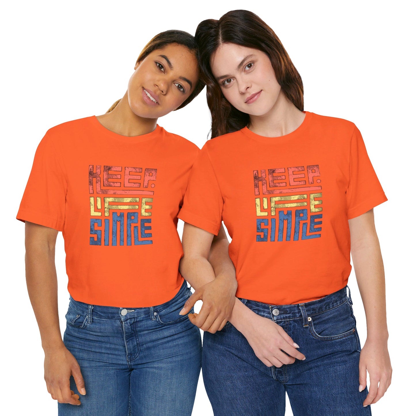 Keep Life Simple Unisex Jersey Short Sleeve Tee