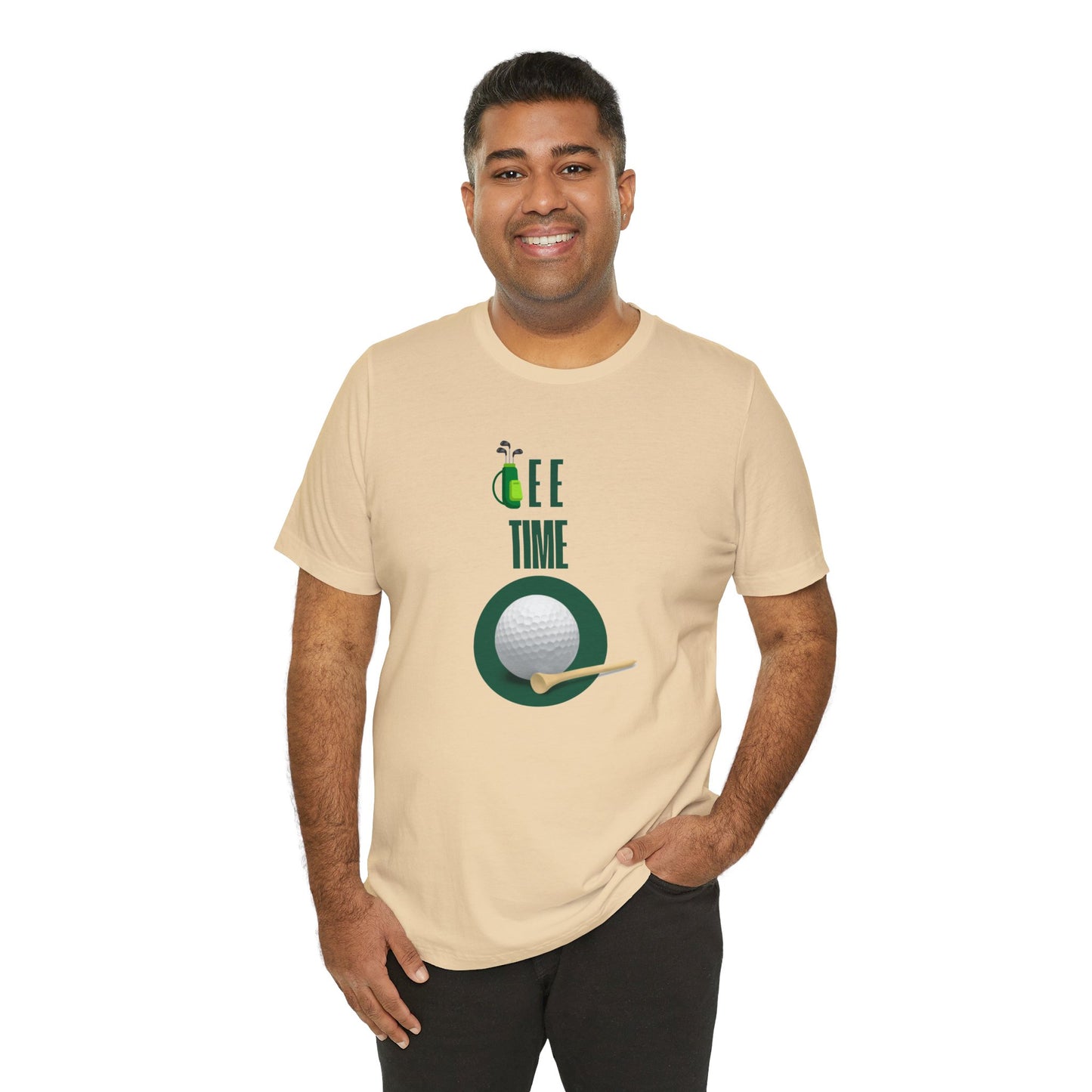 Golf/ Tee Time Unisex Jersey Short Sleeve Tee