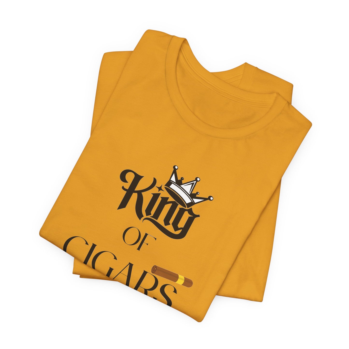 Cigars/ King of Cigars Unisex Jersey Short Sleeve Tee