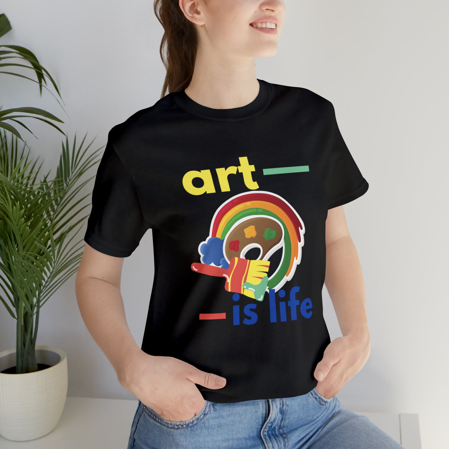 Life Is Art Unisex Jersey Short Sleeve Tee