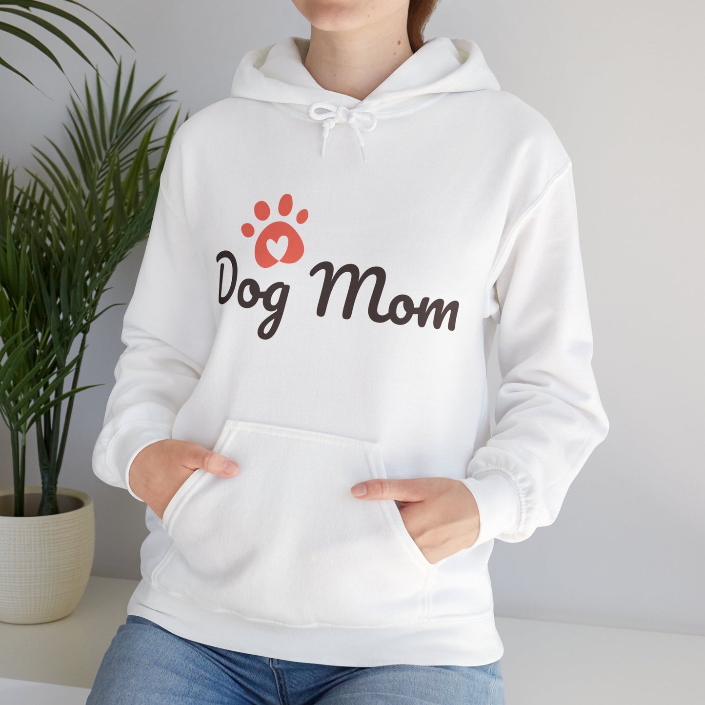 Dog Mom Unisex Heavy Blend™ Hooded Sweatshirt