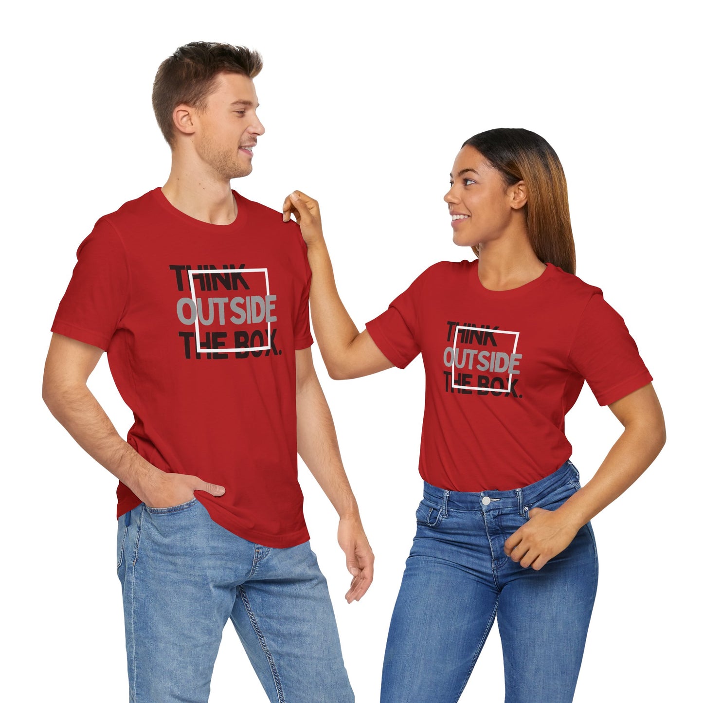 Think Outside the Box Unisex Jersey Short Sleeve Tee