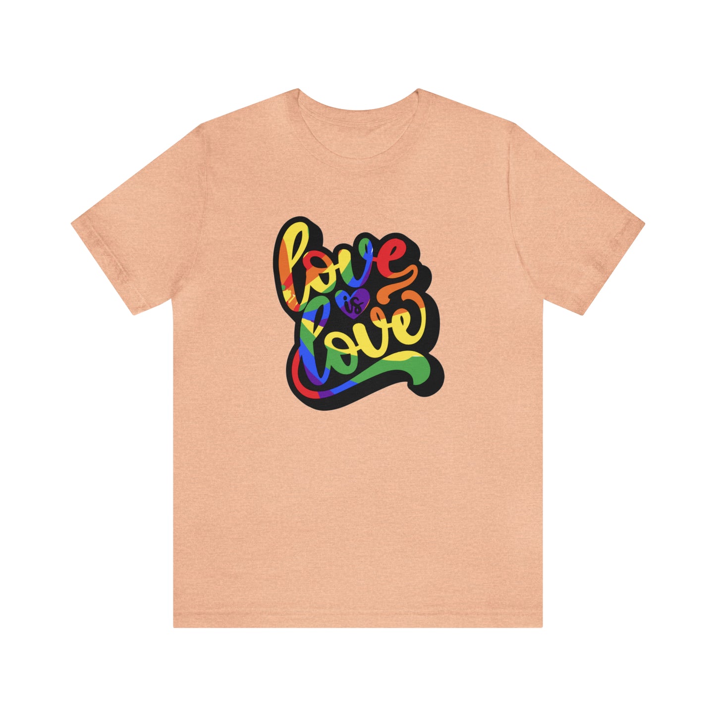 Love Is Love Unisex Jersey Short Sleeve Tee