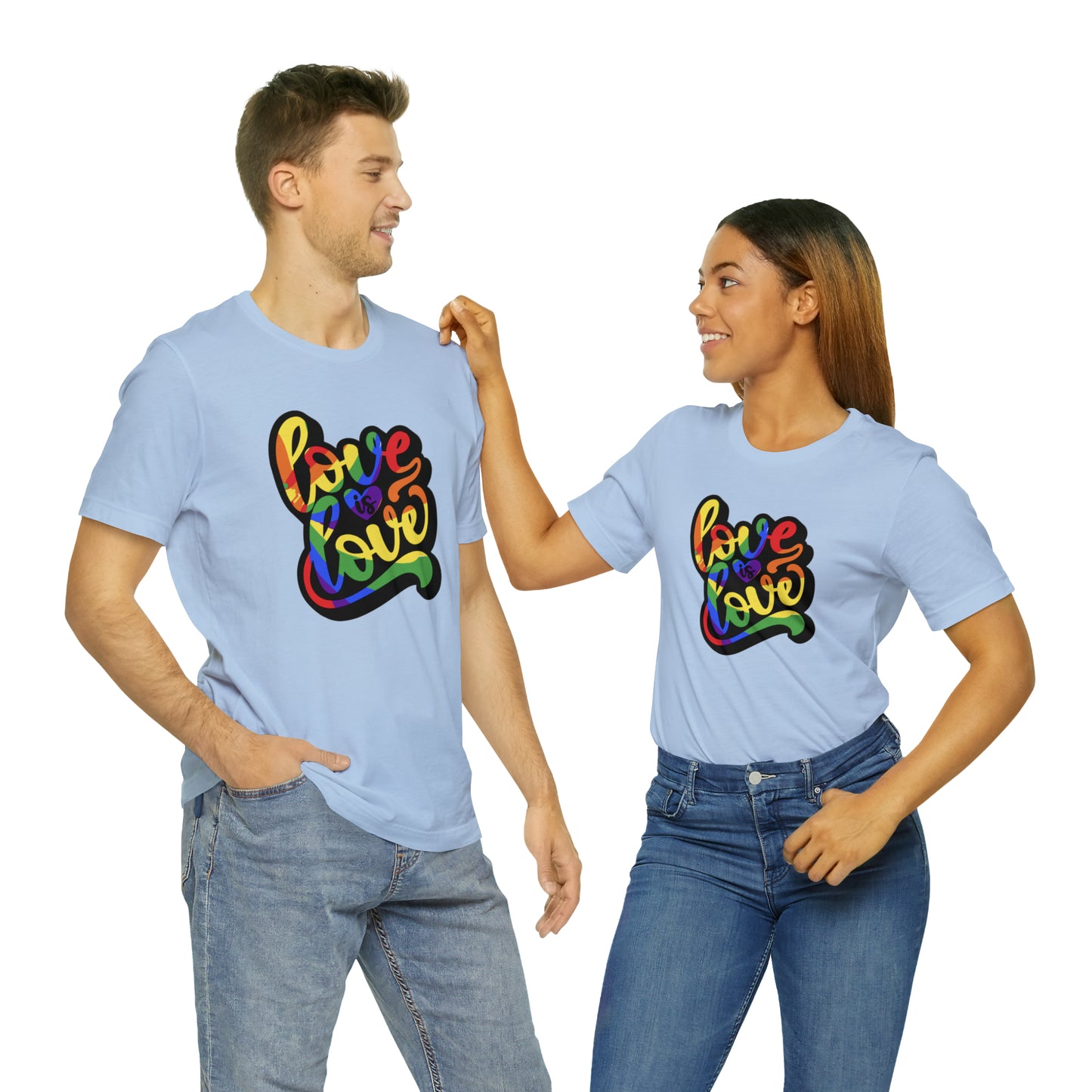 Love Is Love Unisex Jersey Short Sleeve Tee