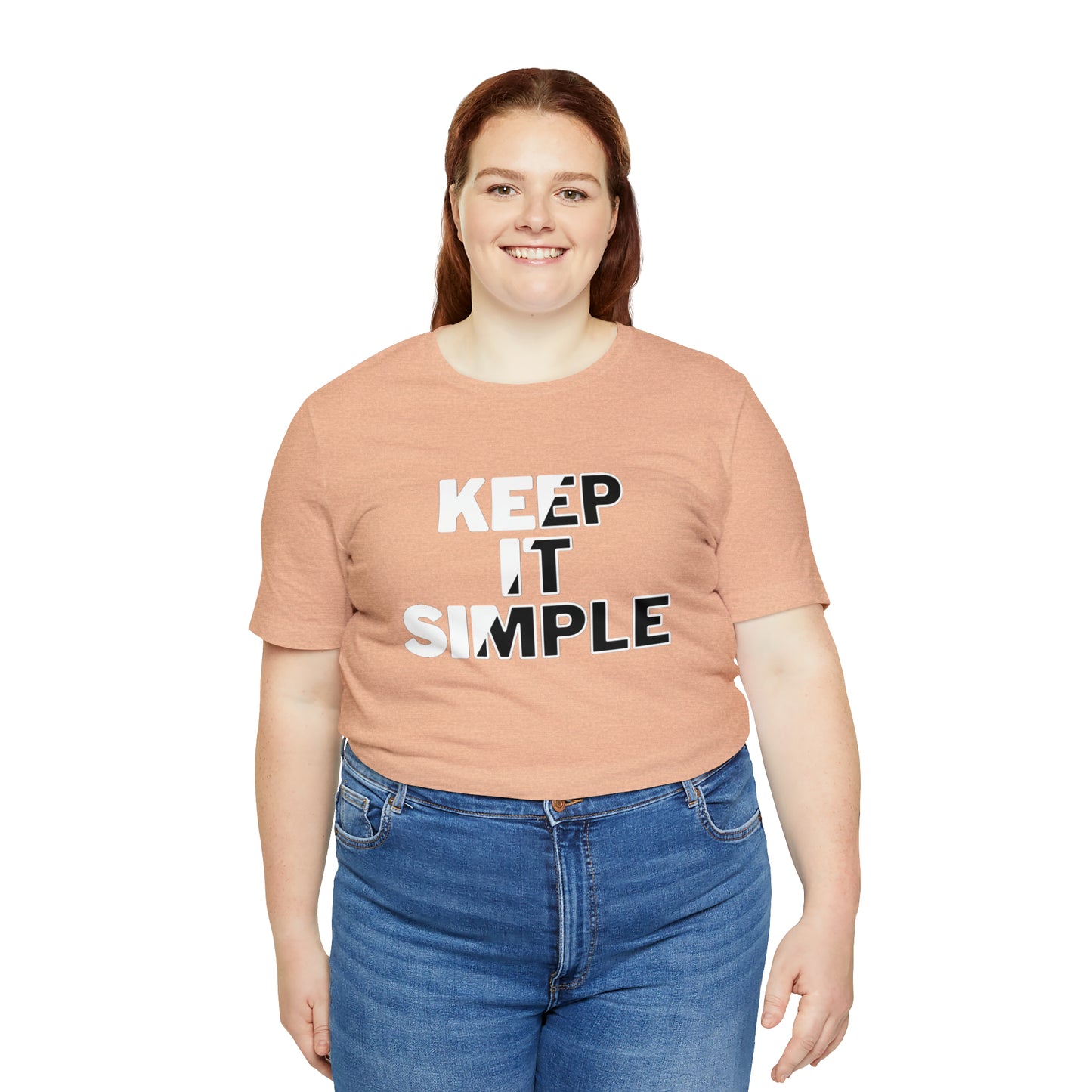 Keep It Simple Unisex Jersey Short Sleeve Tee