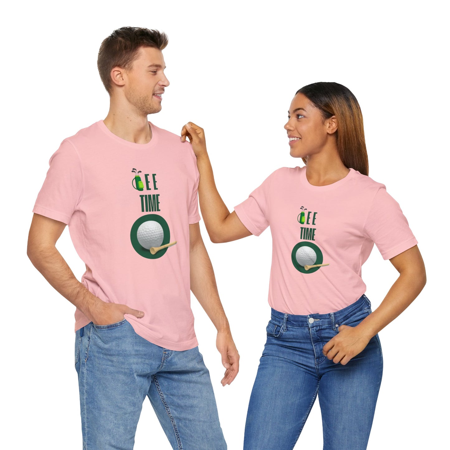 Golf/ Tee Time Unisex Jersey Short Sleeve Tee