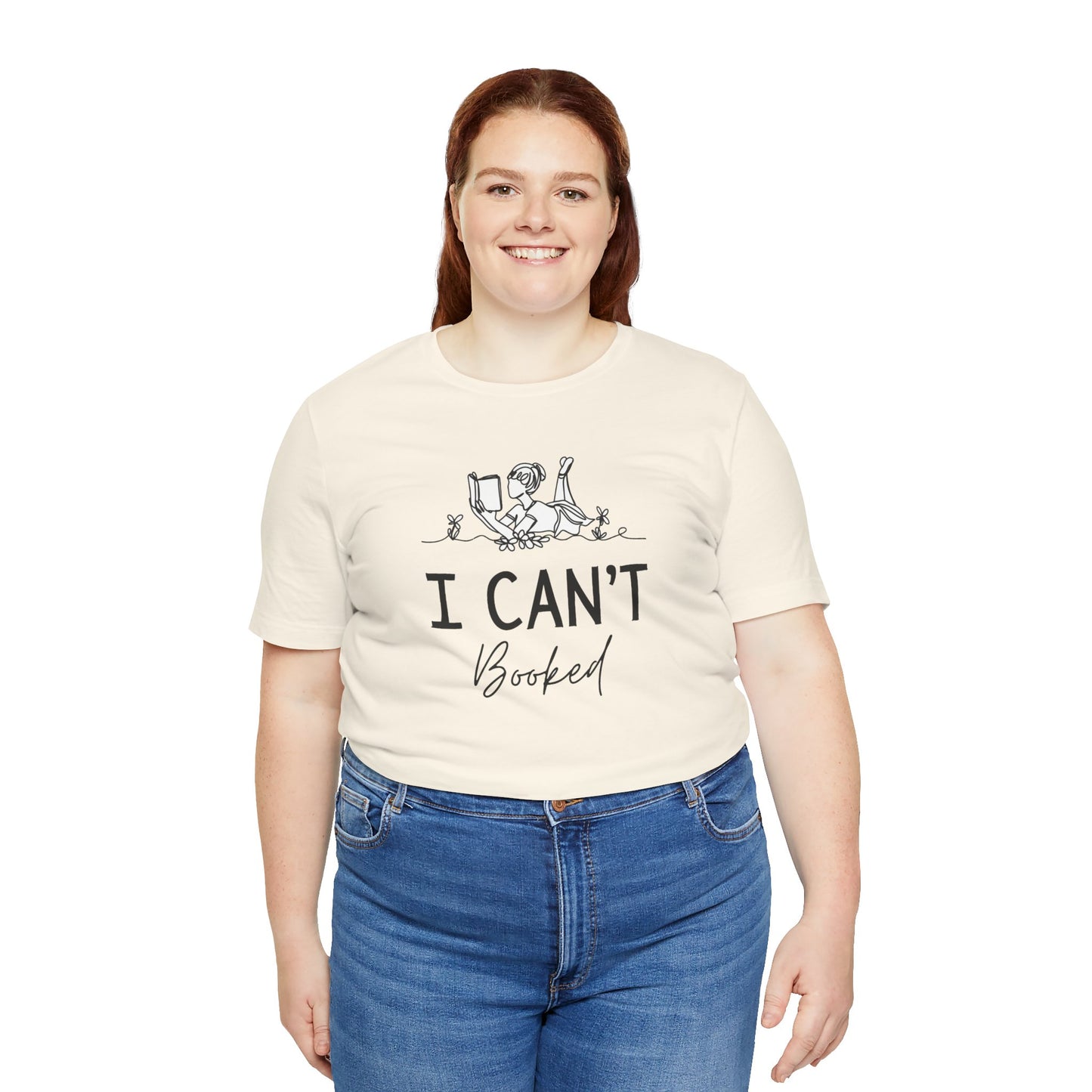 Books/ I Can't I'm Booked Unisex Jersey Short Sleeve Tee