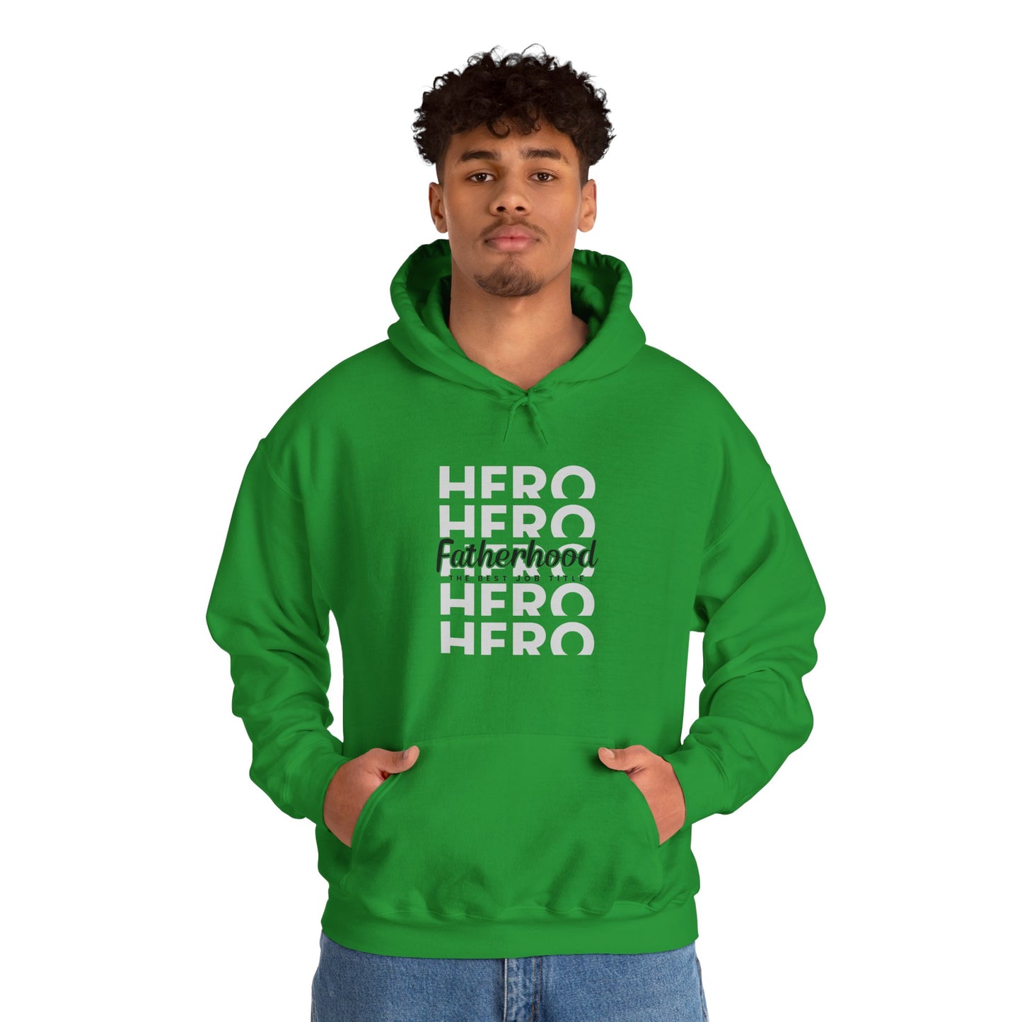 Dad/ Fatherhood Hero Unisex Heavy Blend™ Hooded Sweatshirt