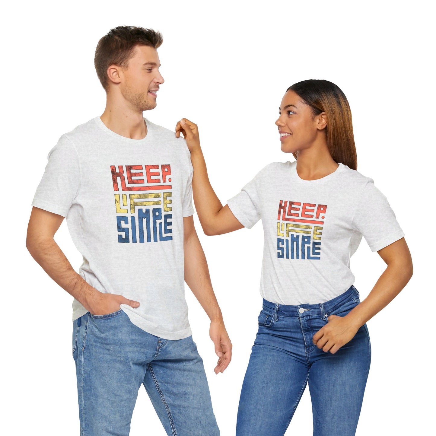 Keep Life Simple Unisex Jersey Short Sleeve Tee