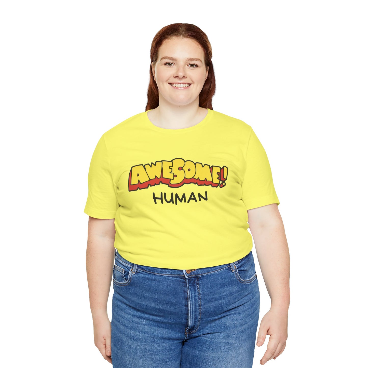 Awesome Human Unisex Jersey Short Sleeve Tee