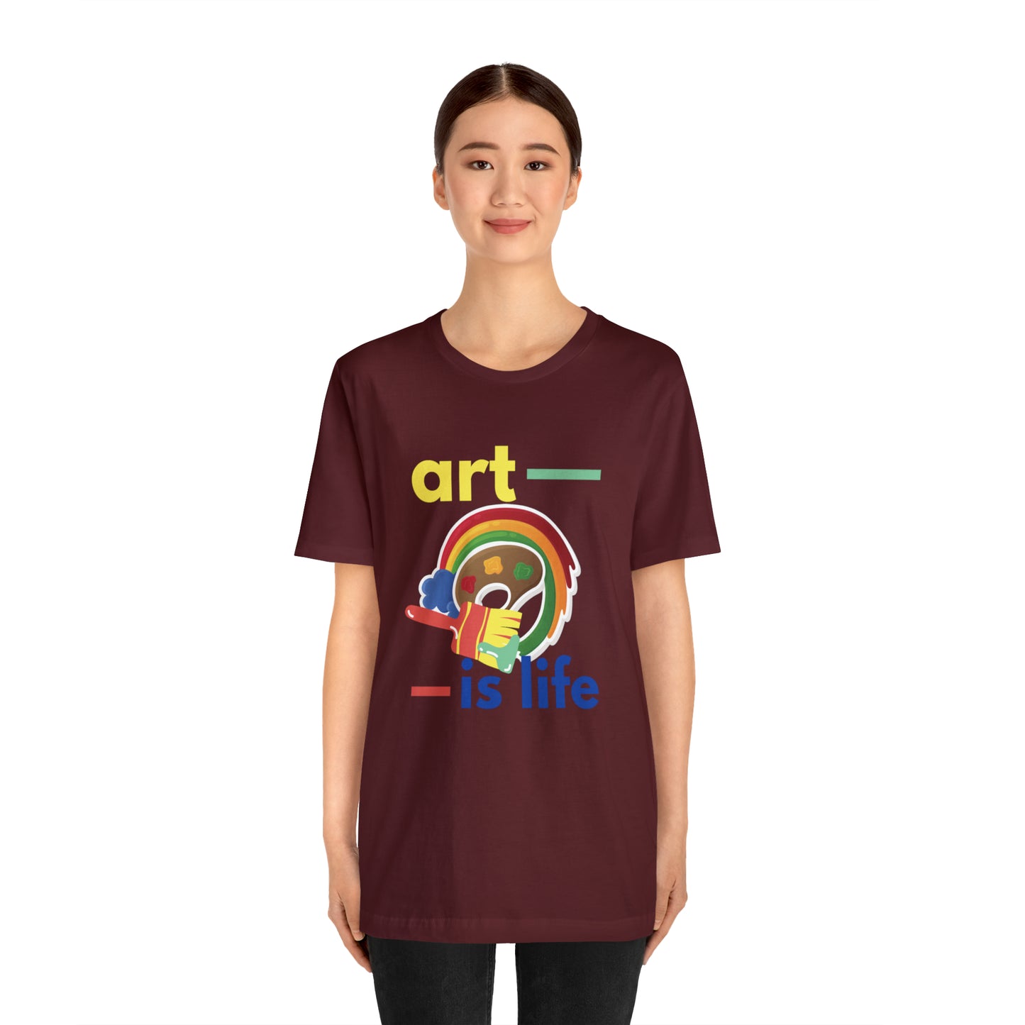 Life Is Art Unisex Jersey Short Sleeve Tee