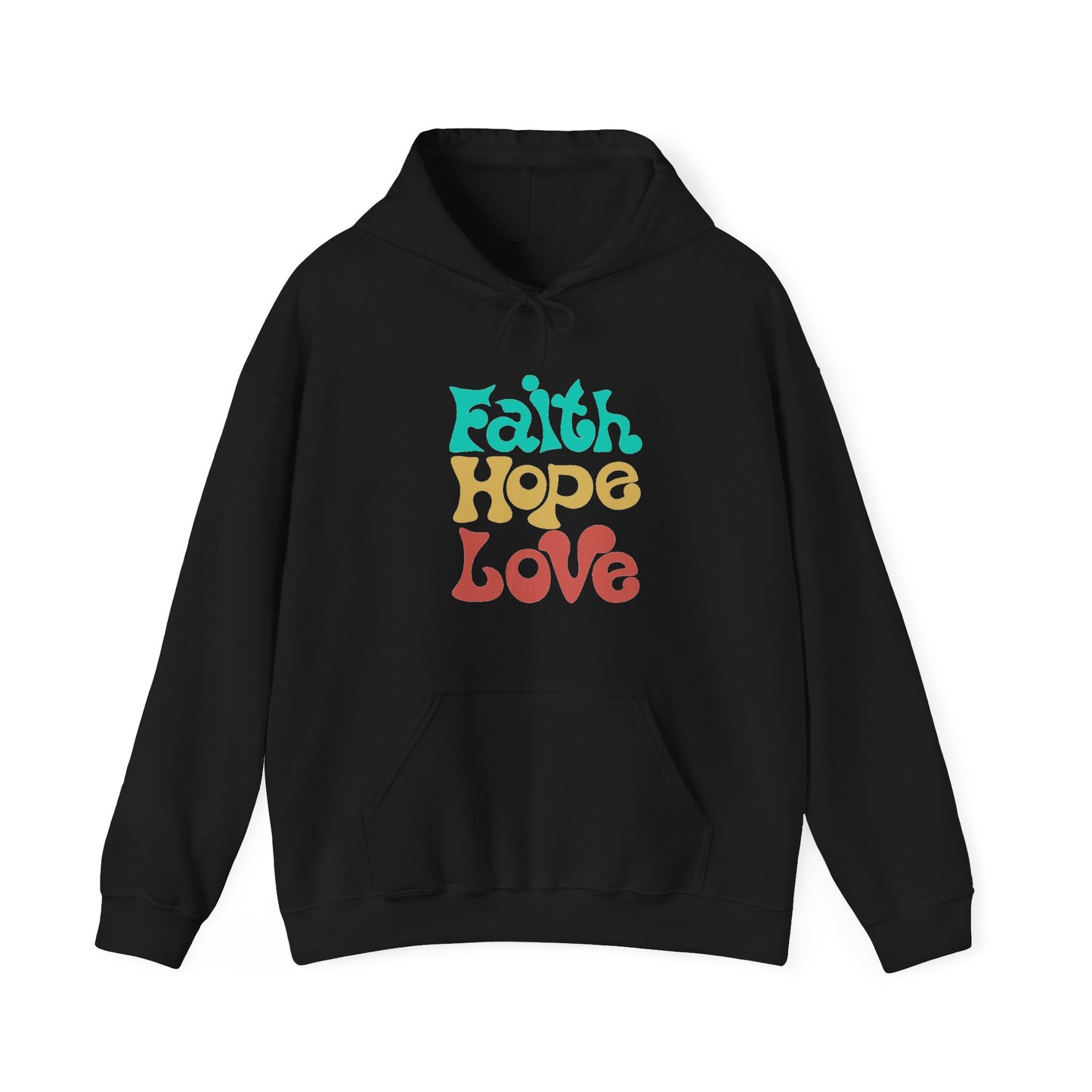 Faith Hope Love Unisex Heavy Blend™ Hooded Sweatshirt