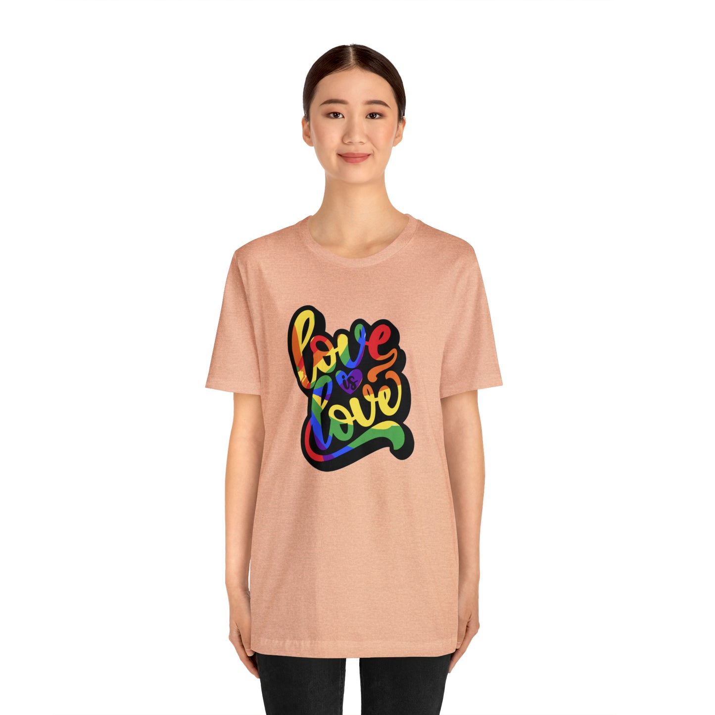 Love Is Love Unisex Jersey Short Sleeve Tee