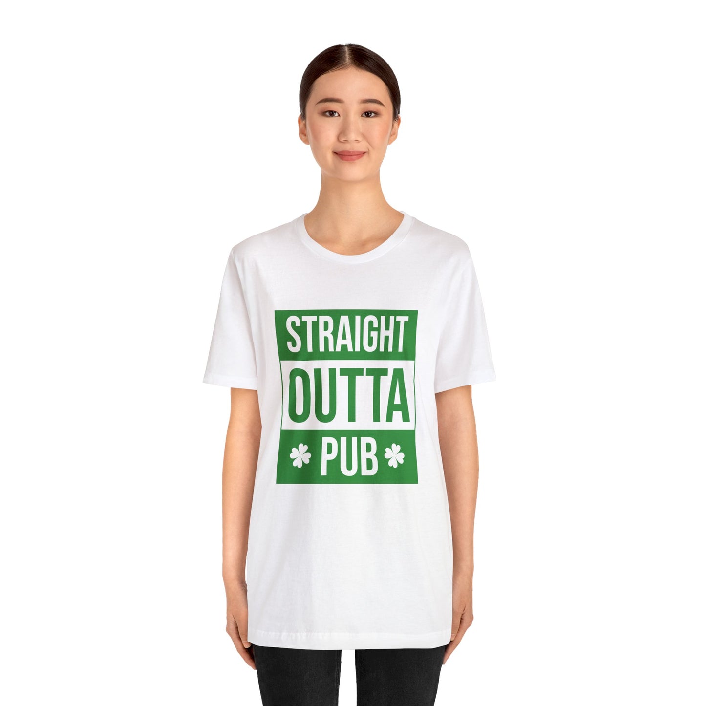 Straight Outta Pub Unisex Jersey Short Sleeve Tee